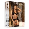 CONJUNTO DE 3 PIEZAS OBSIDIAN DESIRE SET BEAUTY NIGHT FASHION NEGRO