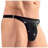 SVENJOYMENT THONG WITH RHINESTONES
