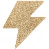 FLASH GLITTER BOLT NIPPLE COVERS BIJOUX INDISCRETS GOLD