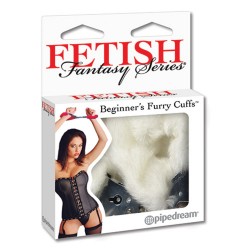 ESPOSAS BEGINNER'S FURRY CUFFS FETISH BLANCO