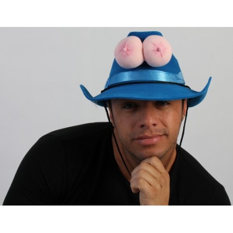 SOMBRERO DE COWBOY CON PECHOS
